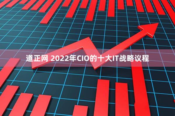 道正网 2022年CIO的十大IT战略议程