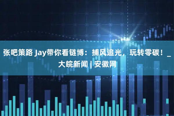 张吧策路 Jay带你看链博：捕风追光，玩转零碳！_大皖新闻 | 安徽网