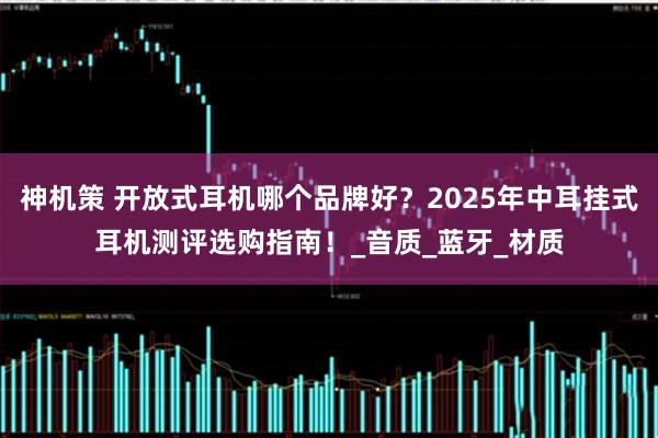 神机策 开放式耳机哪个品牌好？2025年中耳挂式耳机测评选购指南！_音质_蓝牙_材质
