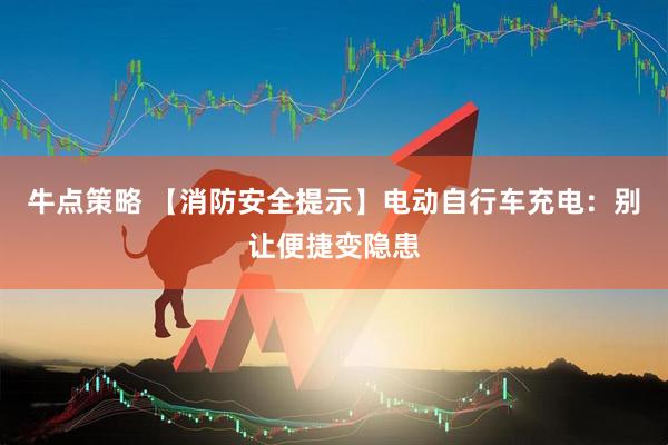牛点策略 【消防安全提示】电动自行车充电：别让便捷变隐患