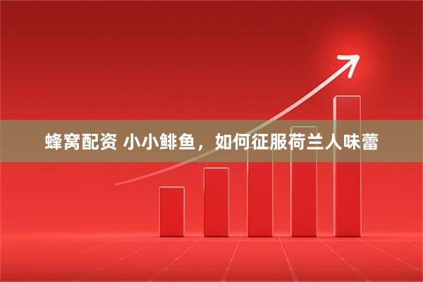 蜂窝配资 小小鲱鱼，如何征服荷兰人味蕾